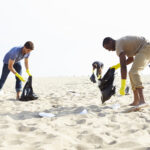 responsible disposal beach litter