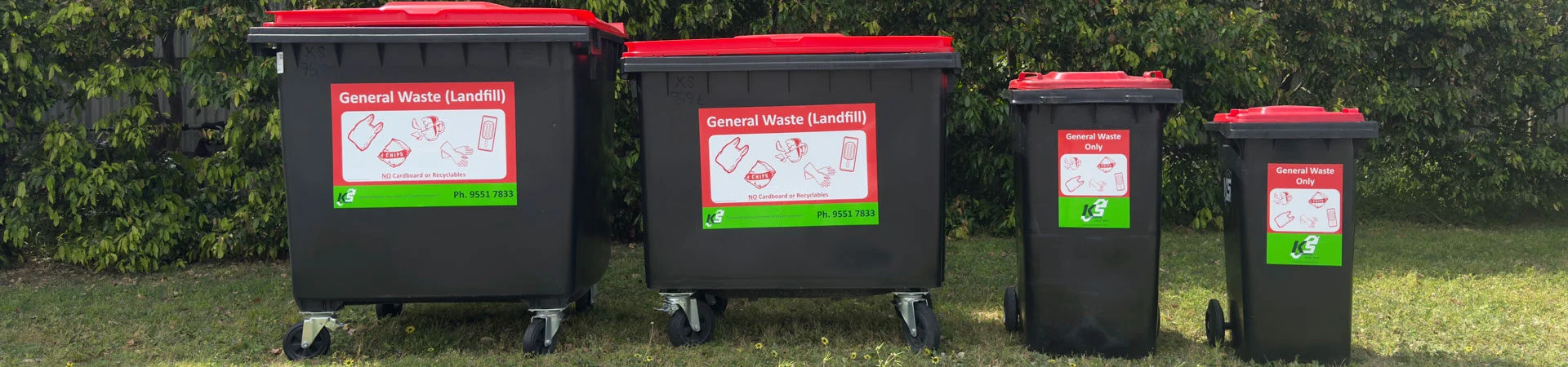 General waste bins Melbourne