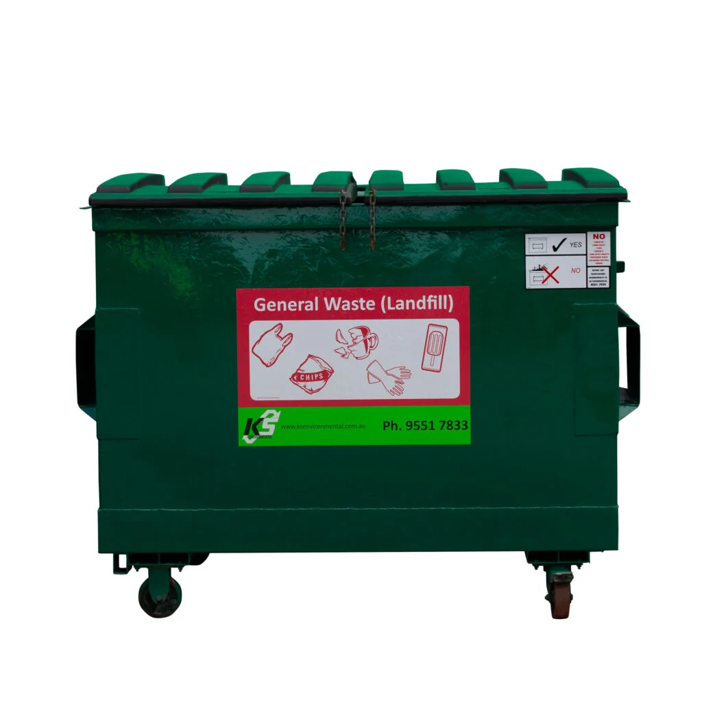 3 cubic metre general waste bin